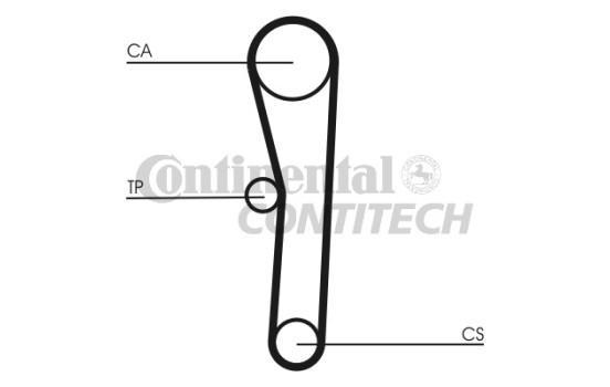Timing belt CT562 Contitech