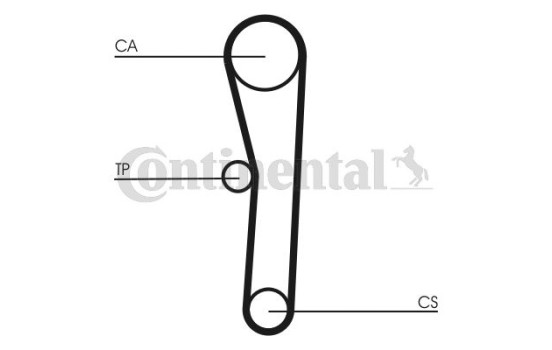 Timing belt CT562 Contitech, Image 2