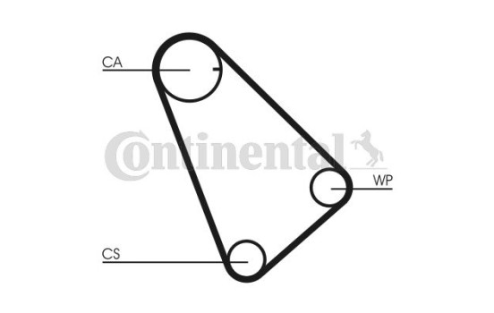 Timing belt CT573 Contitech, Image 2