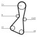 Timing Belt CT614 Contitech, Thumbnail 4