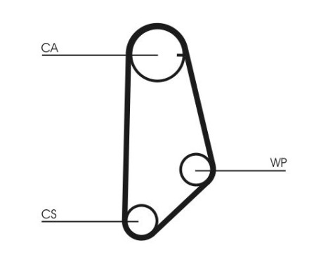 Timing belt CT635 Contitech, Image 4