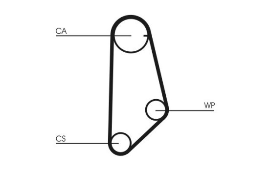 Timing belt CT635 Contitech, Image 4