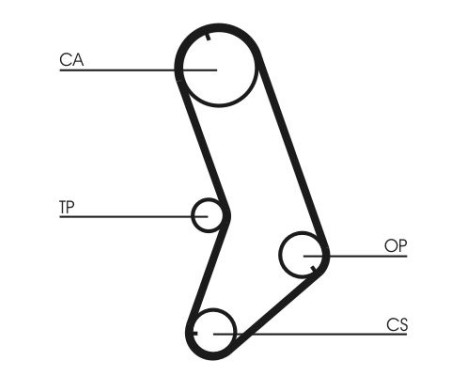 Timing Belt CT647 Contitech, Image 4