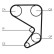 Timing Belt CT652 Contitech, Thumbnail 3