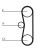 Timing Belt CT662 Contitech, Thumbnail 3