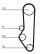 Timing Belt CT688 Contitech, Thumbnail 3