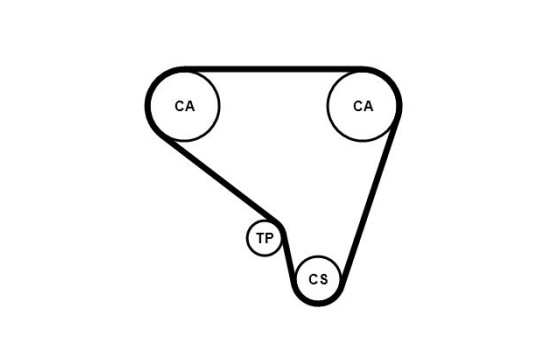 Timing belt CT693 Contitech, Image 4