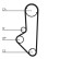 Timing Belt CT707 Contitech, Thumbnail 4