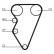 Timing Belt CT708 Contitech, Thumbnail 4