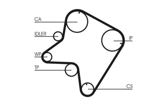Timing belt CT762 Contitech, Image 4