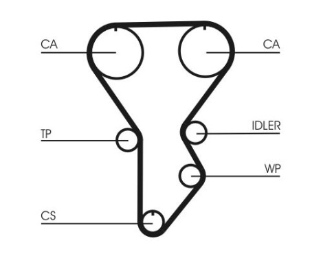 Timing Belt CT790 Contitech, Image 4