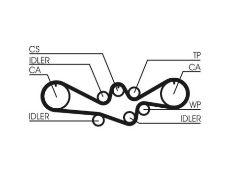 Timing Belt CT792 Contitech, Image 3