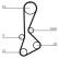 Timing Belt CT828 Contitech, Thumbnail 3