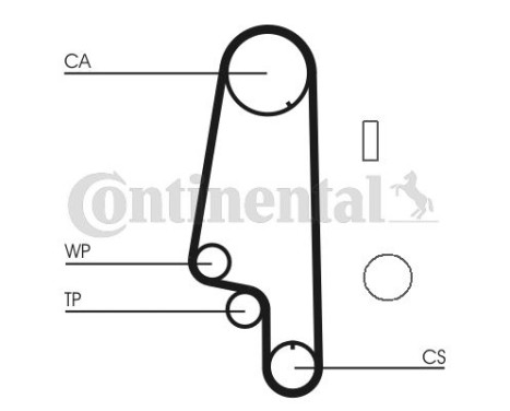 Timing belt CT846 Contitech, Image 4