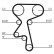 Timing Belt CT873 Contitech, Thumbnail 3