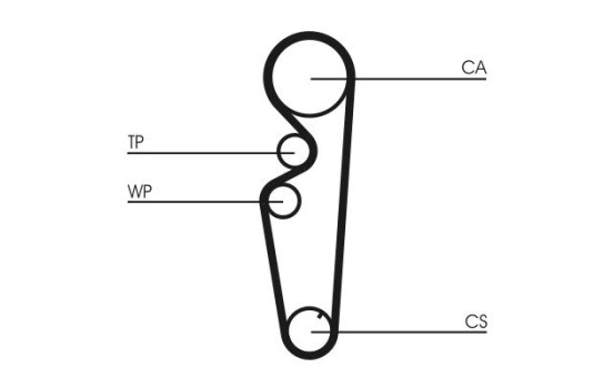 Timing belt CT878 Contitech, Image 3
