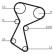 Timing Belt CT935 Contitech, Thumbnail 3