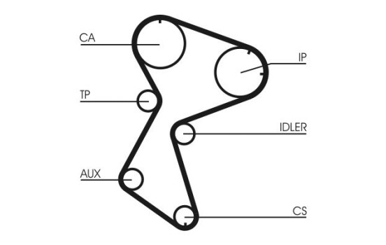 Timing belt CT966 Contitech, Image 4