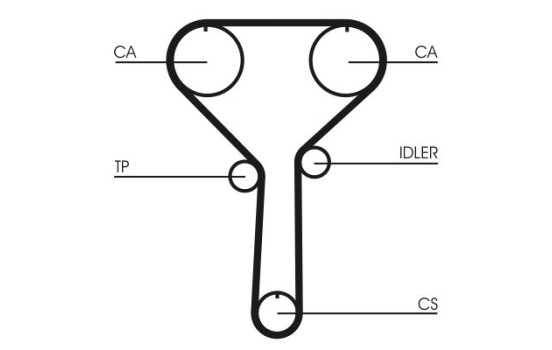 Timing belt CT992 Contitech, Image 4