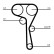Timing belt kit CT1167K4 Contitech, Thumbnail 2