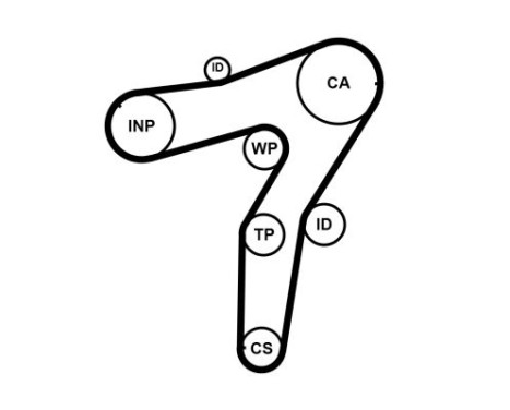 Timing belt kit CT1183K1 Contitech, Image 2