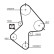Timing Belt PowerGrip® 5051 Gates, Thumbnail 2