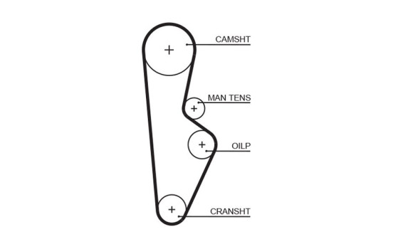 Timing Belt PowerGrip® 5082XS Gates