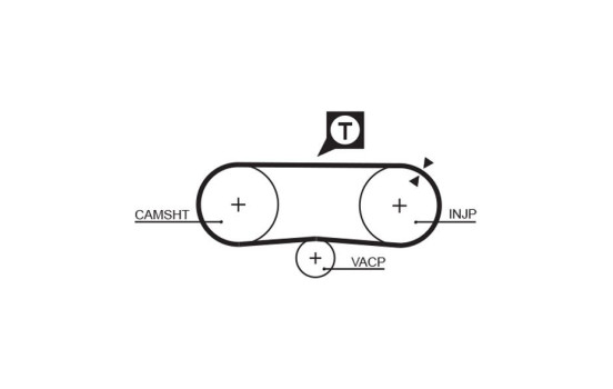 Timing Belt PowerGrip® 5134 Gates