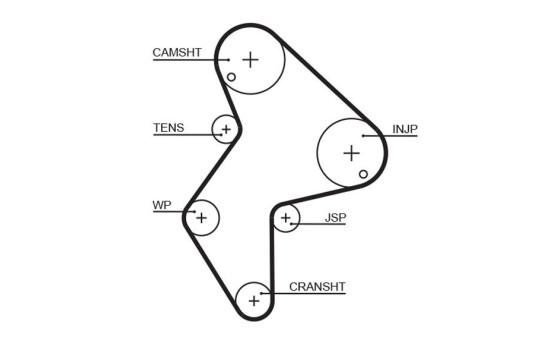 Timing Belt PowerGrip® 5249XS Gates
