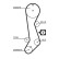 Timing Belt PowerGrip® 5358XS Gates, Thumbnail 2