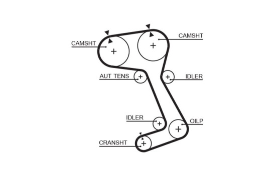 Timing Belt PowerGrip® 5364XS Gates