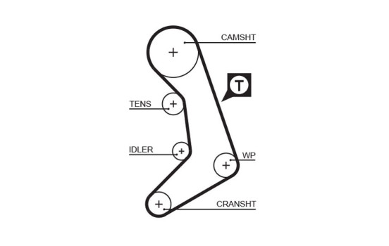 Timing Belt PowerGrip® 5398XS Gates