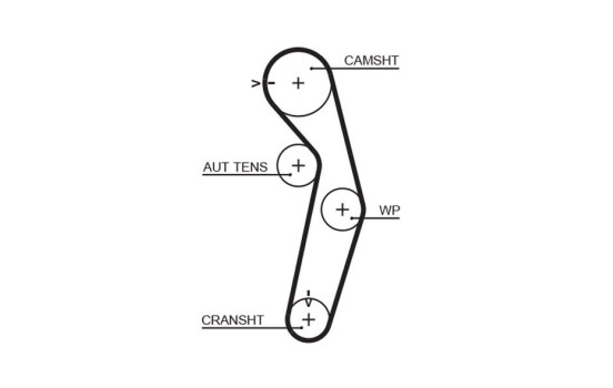 Timing Belt PowerGrip® 5445XS Gates