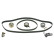 Timing belt set 27296 FEBI