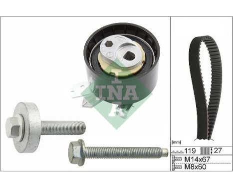 Timing Belt Set 530 0607 10 Ina