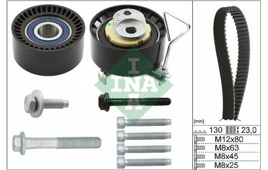 Timing Belt Set 530 0746 10 Ina