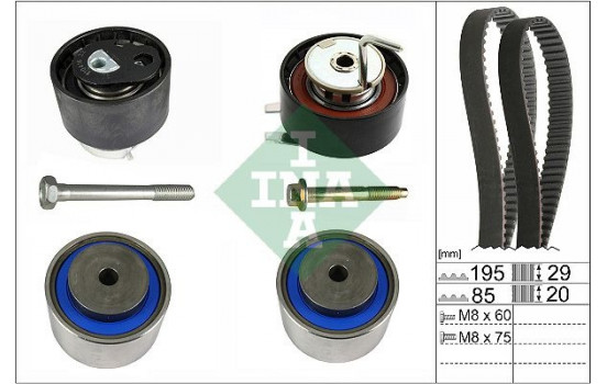 Timing Belt Set 530 0764 10 Ina