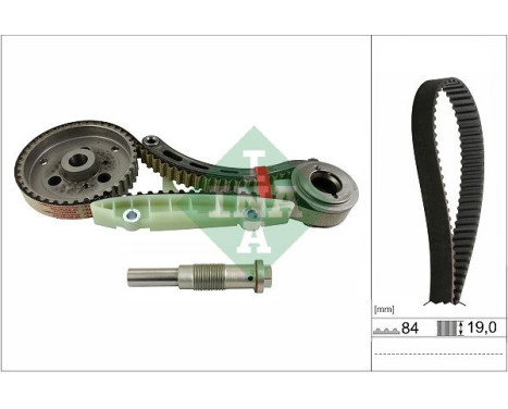 Timing belt set 530 0950 10 Ina