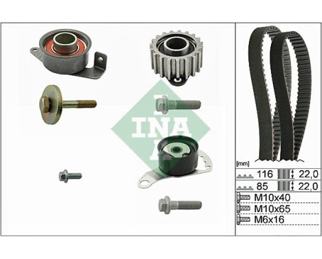 Timing Belt Set 530010410 Ina