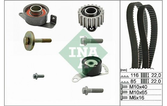 Timing Belt Set 530010410 Ina
