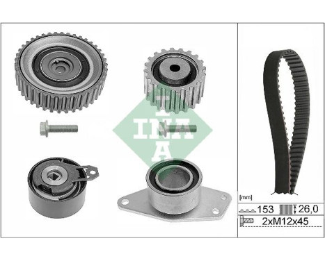 Timing Belt Set 530019410 Ina