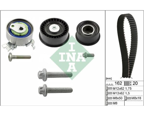 Timing Belt Set 530044310 Ina