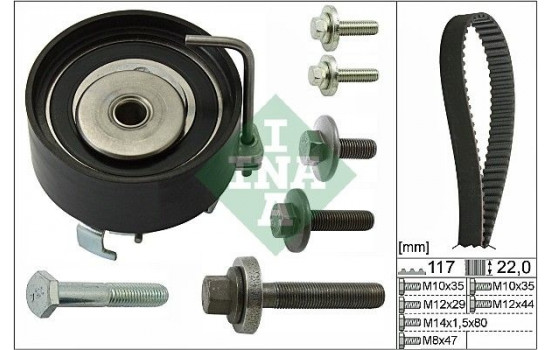 Timing Belt Set 530049510 Ina