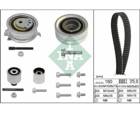 Timing Belt Set 530055010 Ina