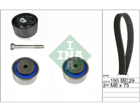 Timing Belt Set 530076510 Ina