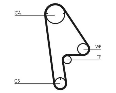 Timing Belt Set CT1001K1 Contitech, Image 4