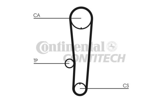 Timing Belt Set CT1017K1 Contitech, Image 2