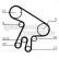Timing Belt Set CT1043K2 Contitech, Thumbnail 2