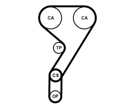 Timing Belt Set CT1211K2PRO Contitech, Image 2
