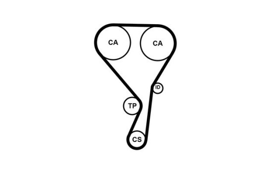 Timing Belt Set CT1215K1 Contitech, Image 3